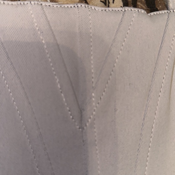 Guizio classic fitted corset in blue - Picture 3 of 10